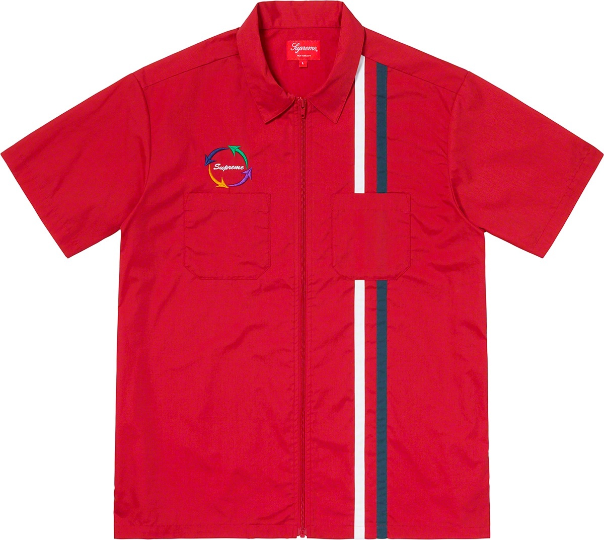 Zip Up S/S Work Shirt view 2